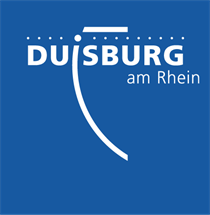 logo of the City: "duisburg on the Rhine"